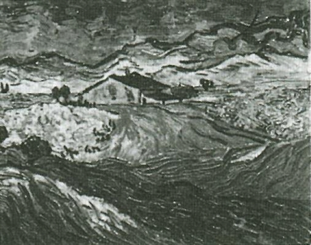 Картина Ван Гога Пейзаж по соседству с Сен-Реми 1889